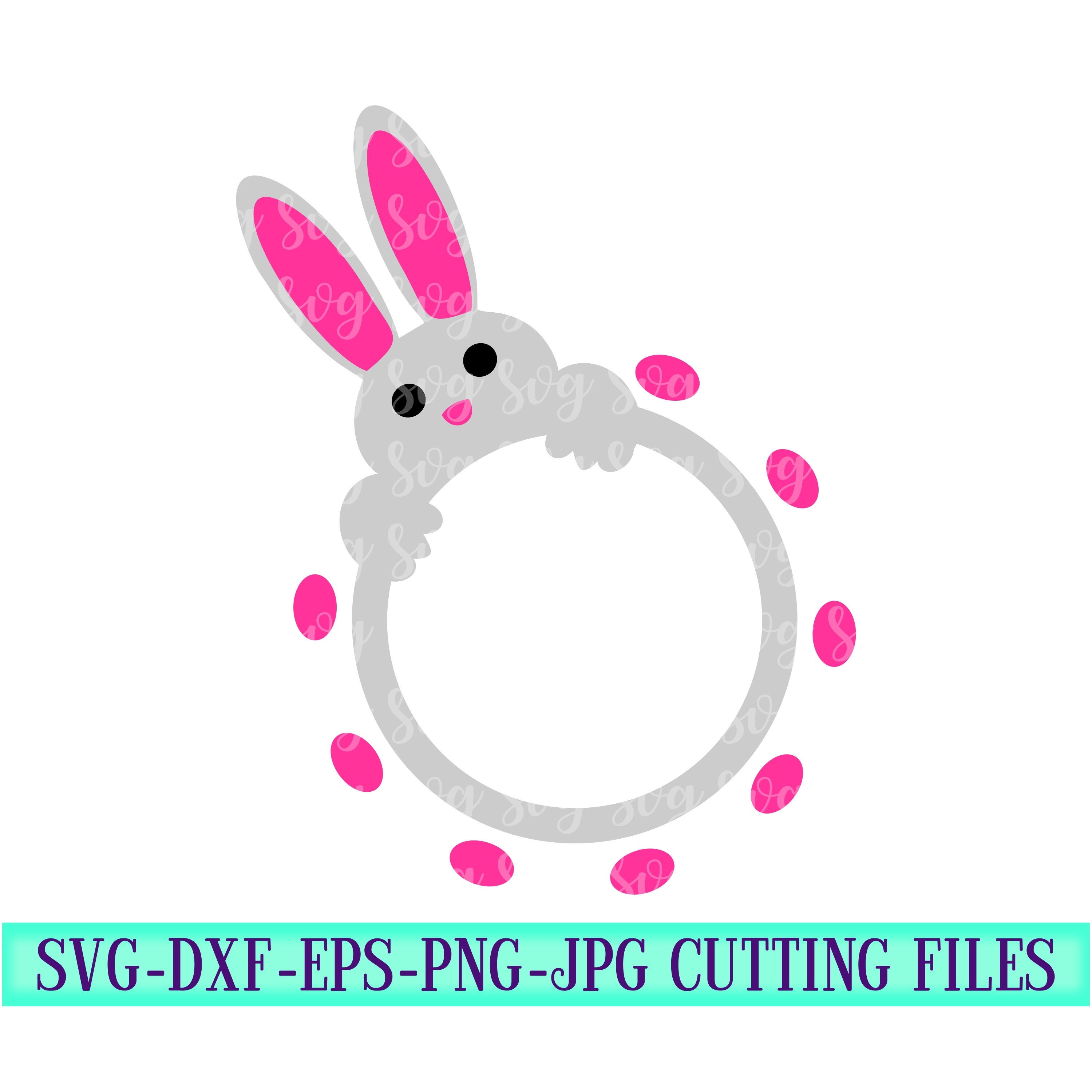 Download monogram easter svg, bunny rabbit svg, Jesus svg, easter ...