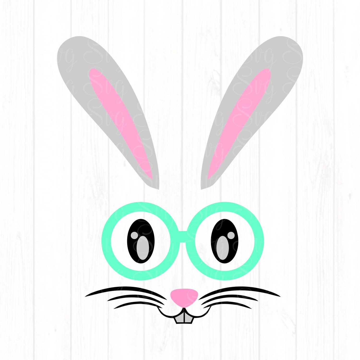 Download Nerdy Boy Bunny svg,Bunny svg,Glasses svg,Nerd svg,Easter ...