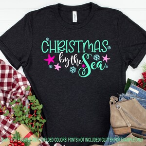 Christmas gift, Christmas gift idea, Christmas By The Sea svg,Beach svg,Beach Christmas svgs,Holiday svg,Christmas svg design