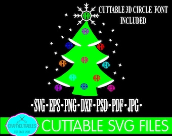 Christmas SVG, PNG Files Silhouette Cameo and Cricut Files