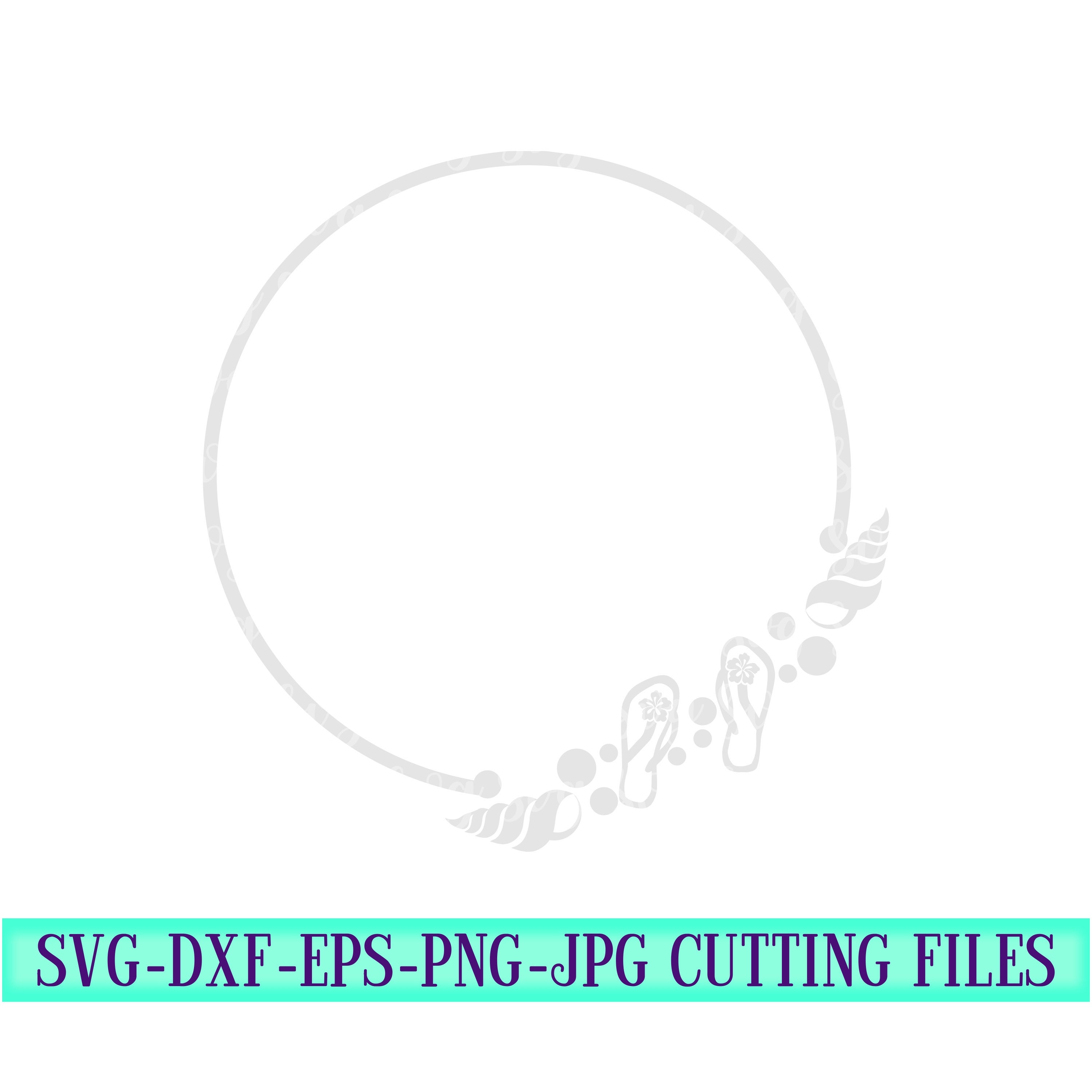 Download Monogram Flip Flop Svg Flip Flop Svg Beach Svg Summer Svg Ocean Monogram Frame Monogram Svg Designs Monogram Cut File Cricut Svg