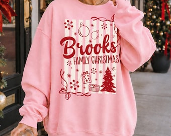 Custom Christmas Family Name PNG SVG | Personalized Christmas Shirt | Custom Name | Custom PNG | Digital Download Cut File
