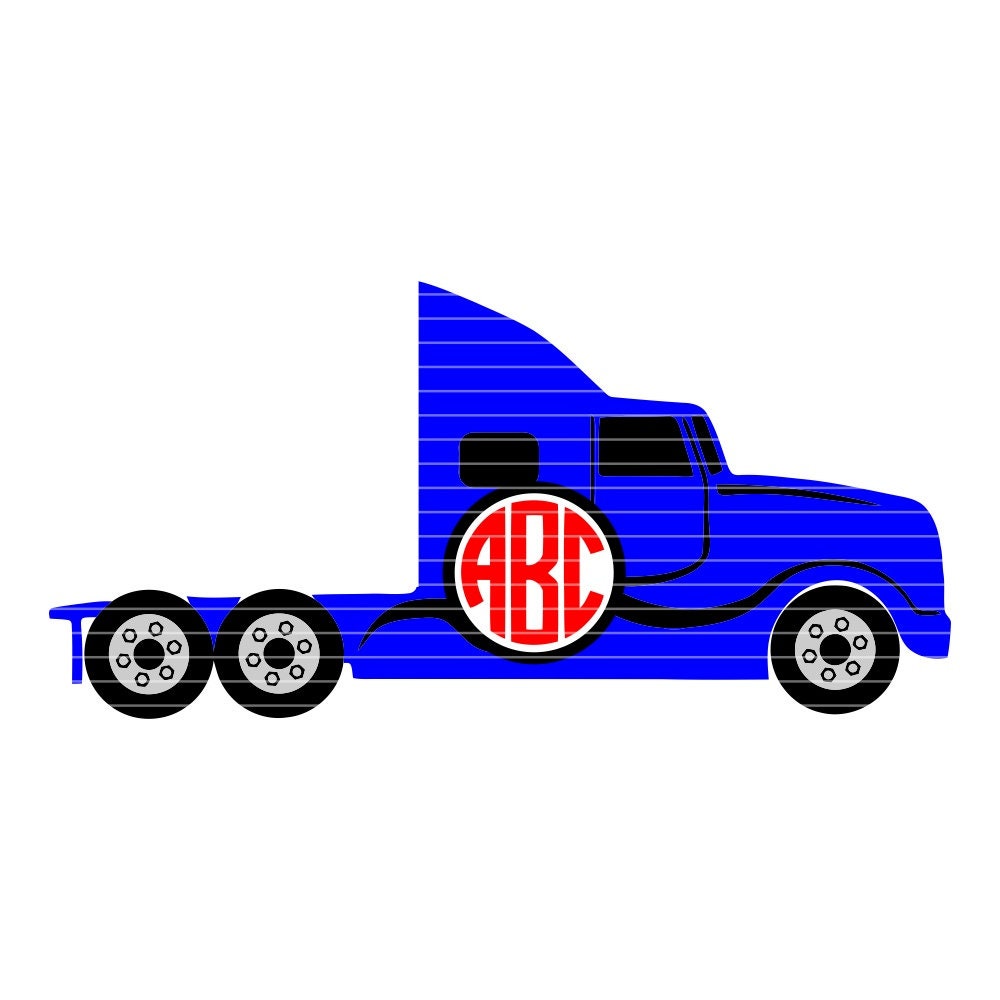 Free Free 345 Simple Semi Truck Svg SVG PNG EPS DXF File