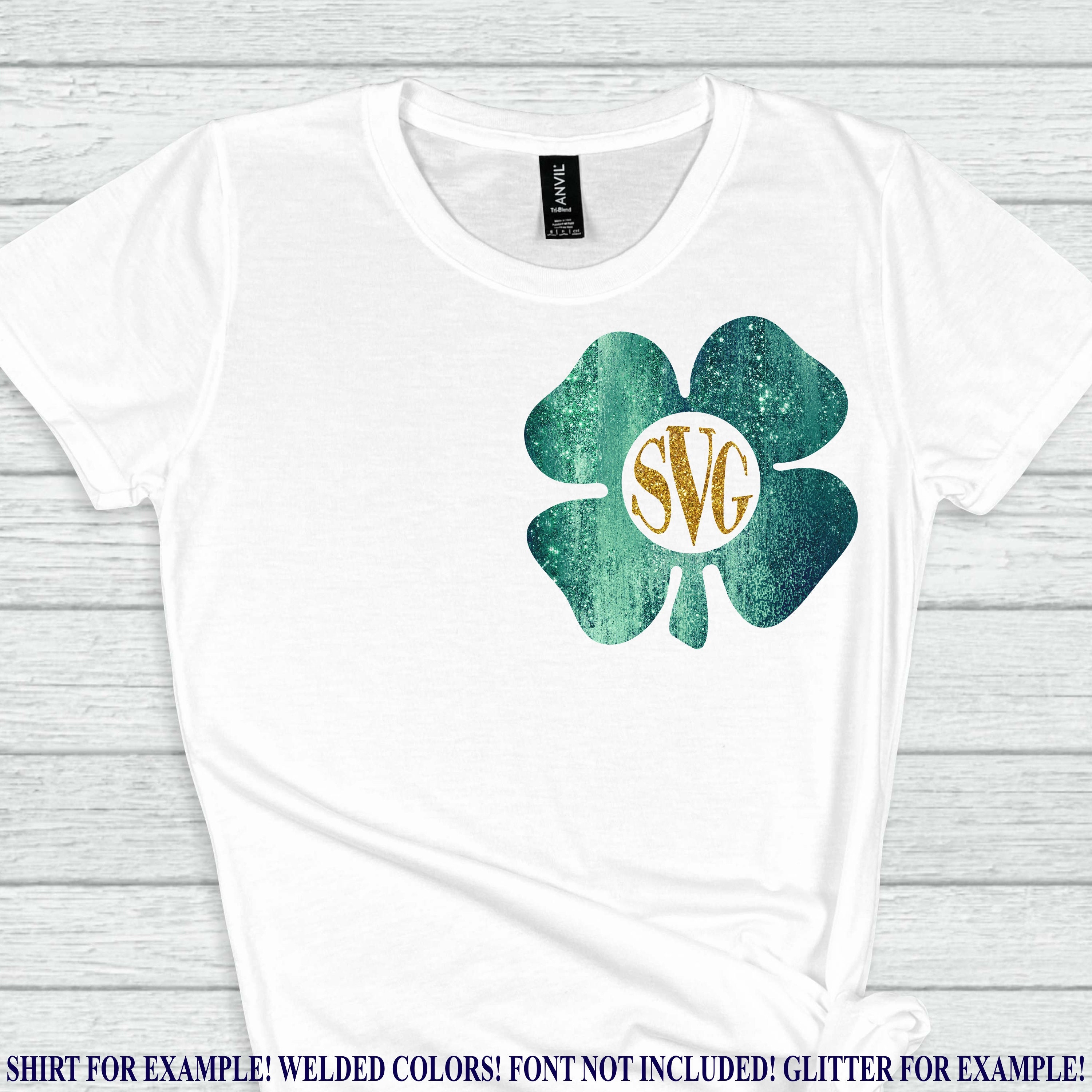 Download St Patricks Day Svg Shamrock Monogram Svg Four Leaf Clover Clover Monogram St Patrick Day Svg Designs St Patricks Day Cut File Cricut Svg