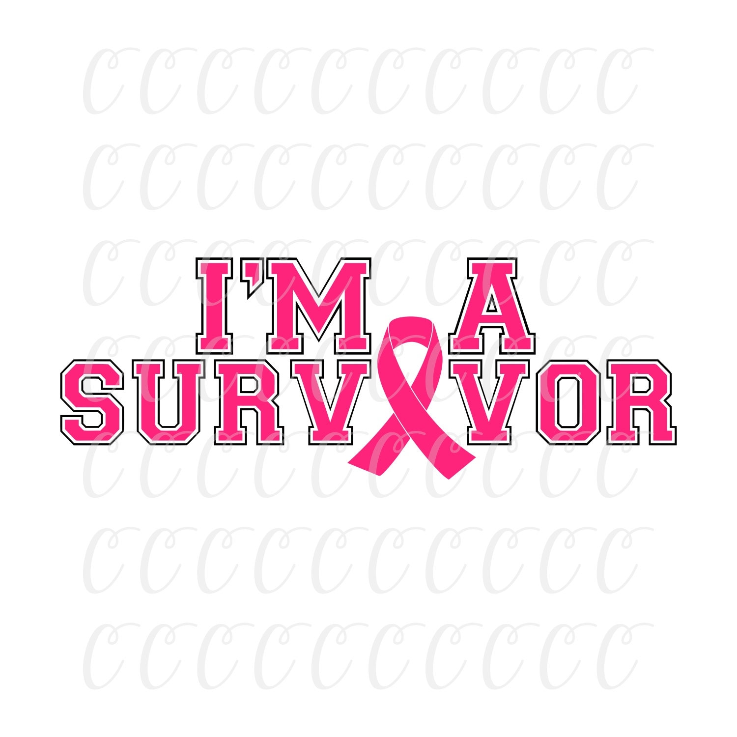 Breast Cancer svg, I’m A Survivor Breast Cancer Awareness SVG, Cancer