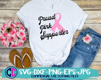 breast cancer svg, proud pink supporter svg, breast cancer awareness svg, ribbon svg, cancer svg,cancer ribbon svg, cricut svg,awareness svg