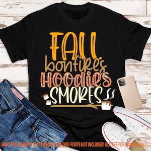 fall Svg, fall bonfires hoodies smores Svg, smore svg, bonfire svg, hoodie svg, fall Svg Designs,fall Cut Files,