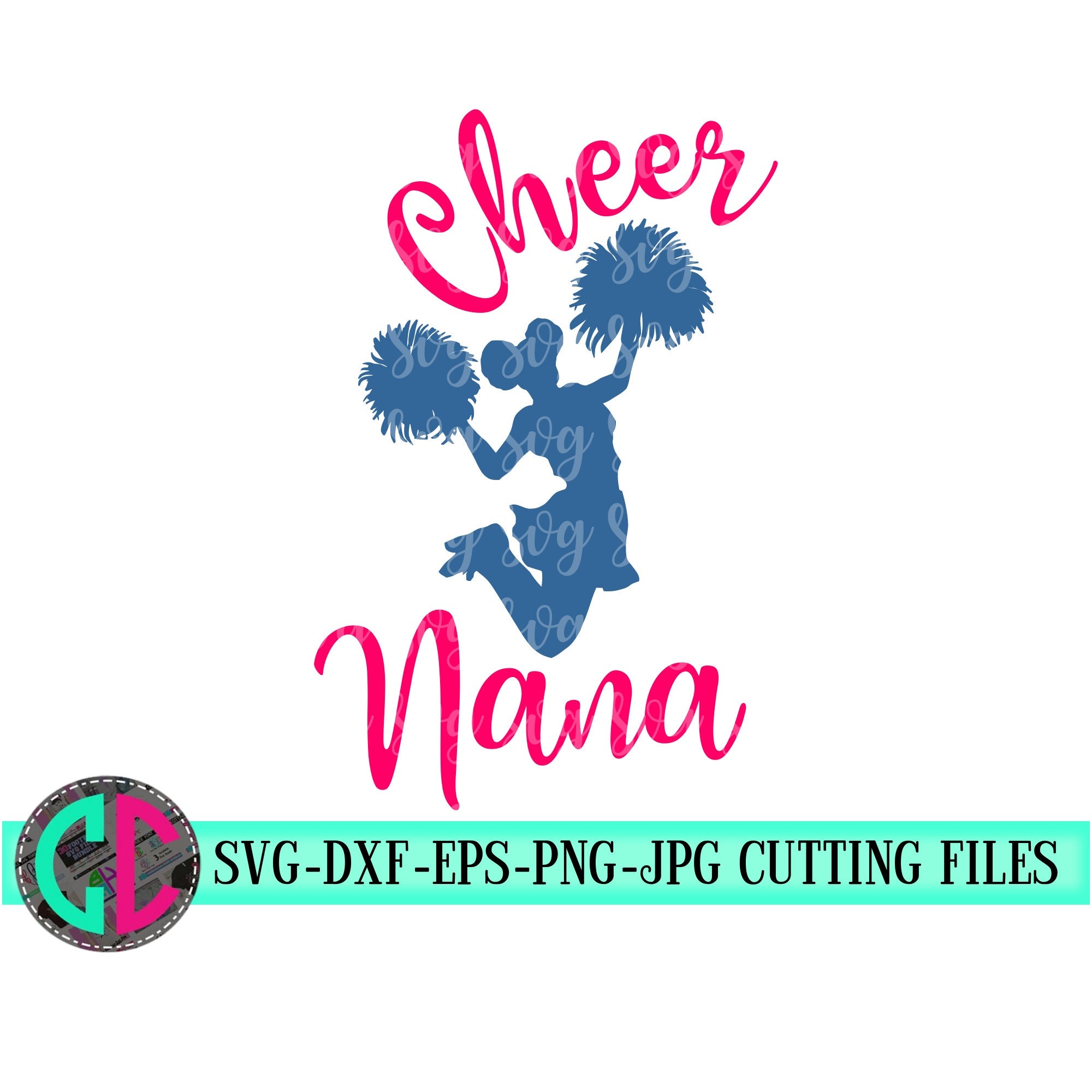 Download Football cheer nana svg, Nana cheer svg, cheerleader svg ...
