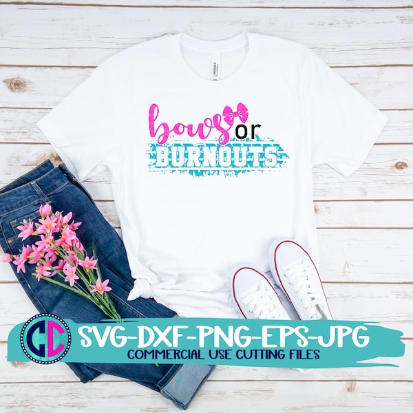 Gender reveal svg, bows or burnouts svg, baby gender reveal svg, burnouts svg, bows svg, baby reveal svg, gender reveal Svg Design