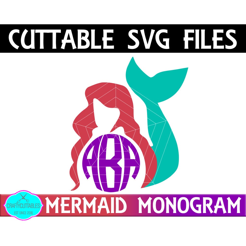 Free Free 348 Mermaid Initial Svg SVG PNG EPS DXF File