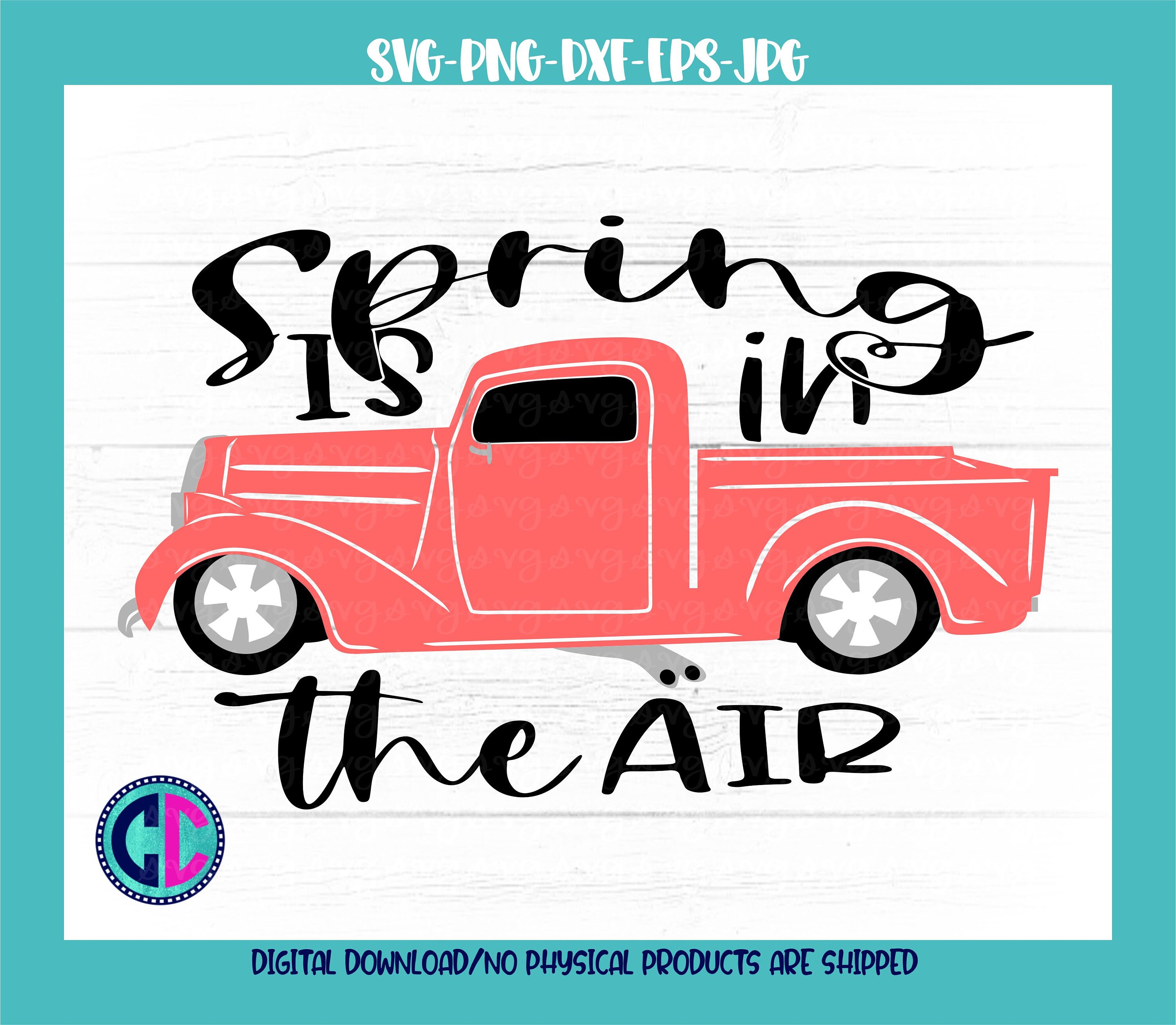 Download Antique Truck With Spring Flowers Svg Dxf Png Eps Sublimation Instant Download Clip Art Art Collectibles Kromasol Com