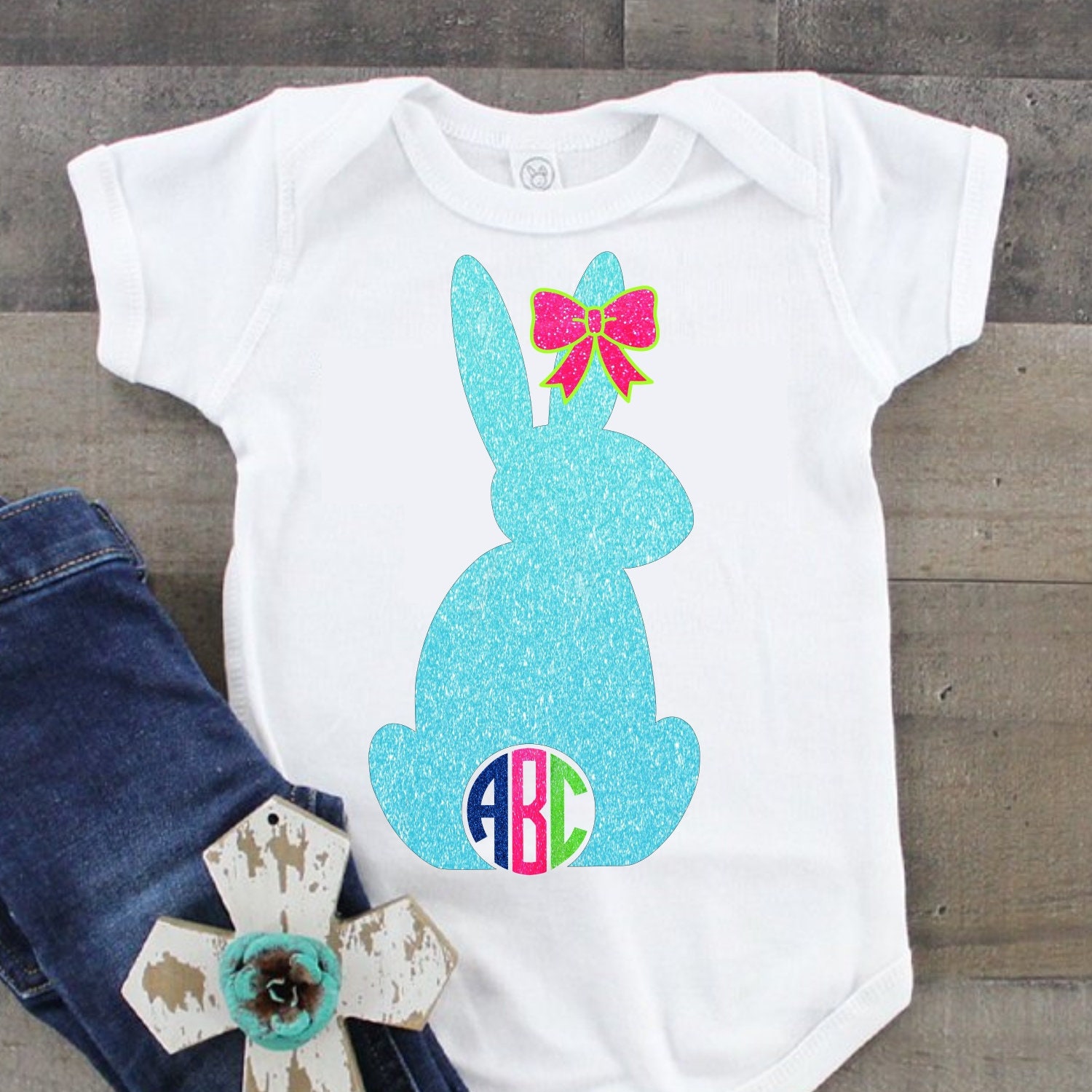Download Easter Monogram SVG Easter Svg Easter Bunny SVG Easter Dxf Easter Bow Monogram Svg Cricut Easter ...