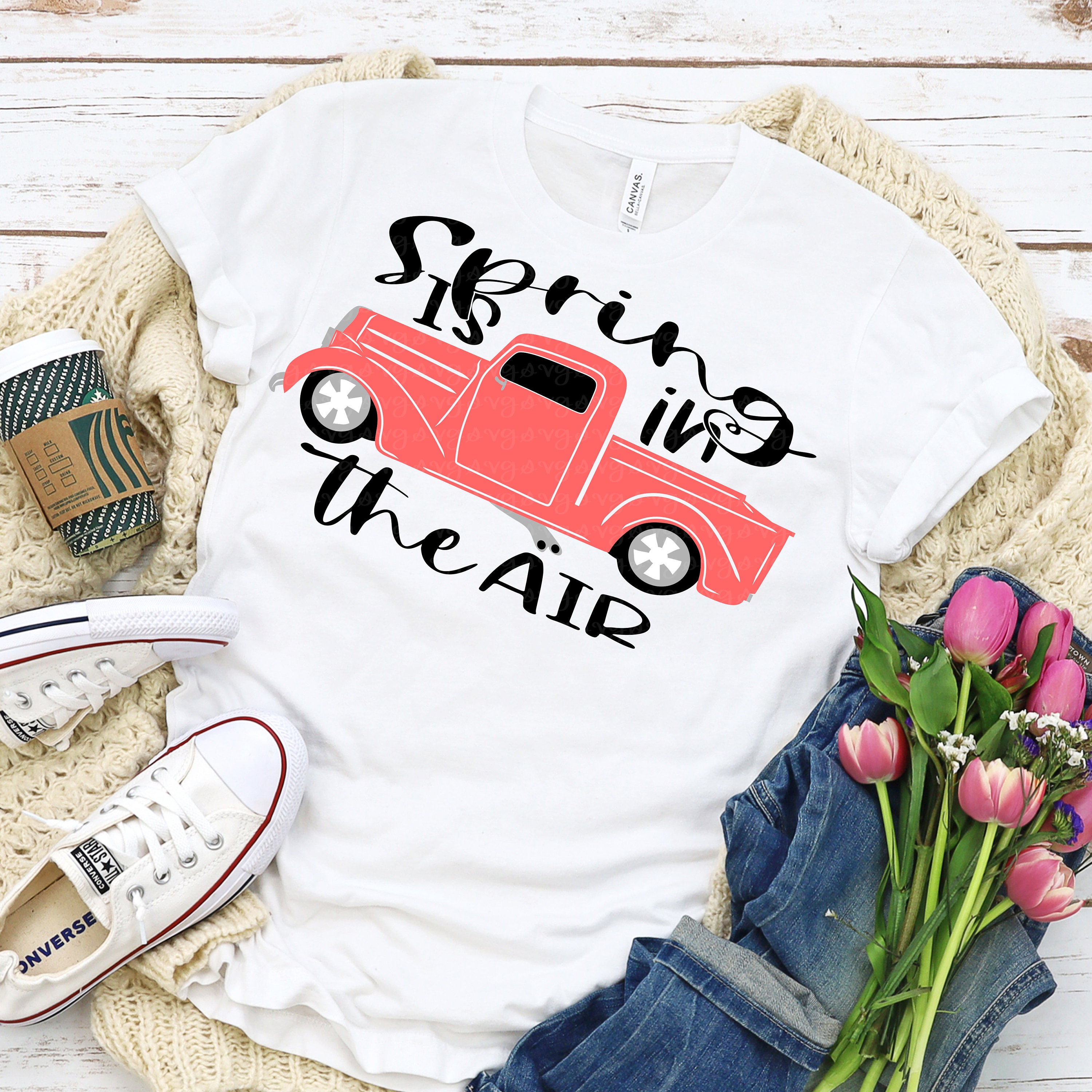 Free Free 197 Vintage Truck With Flowers Svg SVG PNG EPS DXF File