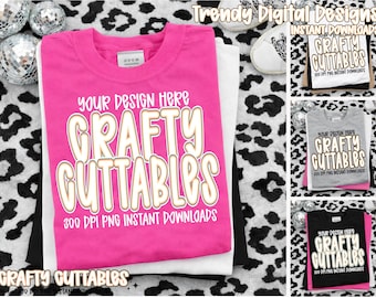 Influencer Shirt Bundle | 4 Festive T-Shirt Designs | 300 DPI JPG Digital Download | Digital Download T-Shirt Mockup, Flat Lay Mockup