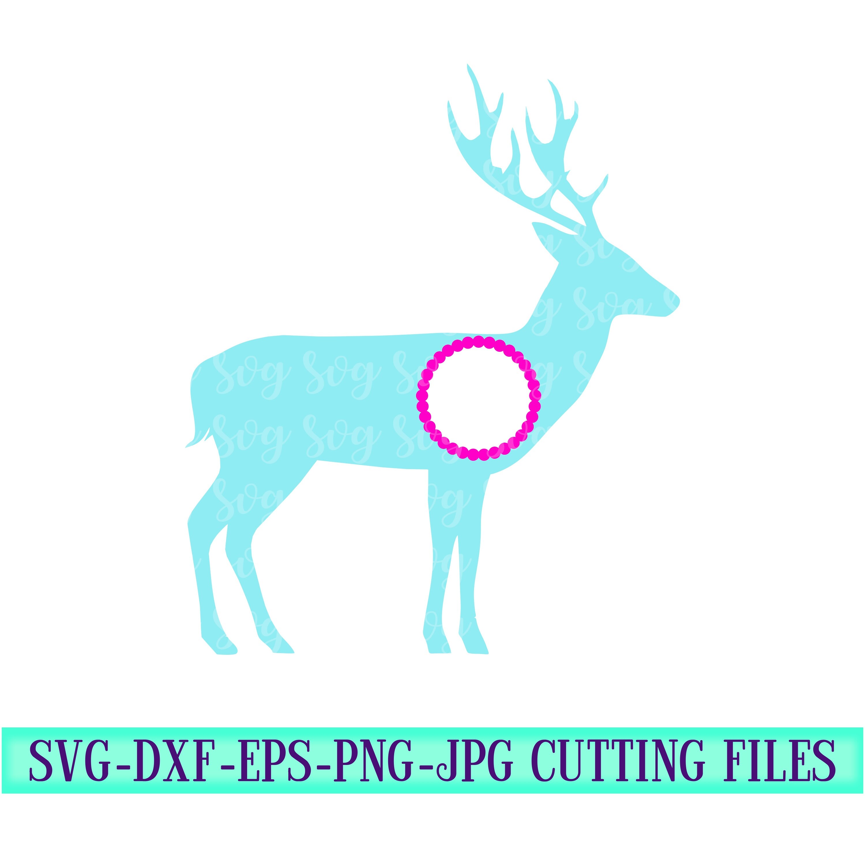 Download Deer Antler Monogram Svg Monogram Deer Svg Deer Monogram Deer Antlers Circle Monogram Cut Files Cricut Svg Svg For Mobile Mobile Svg