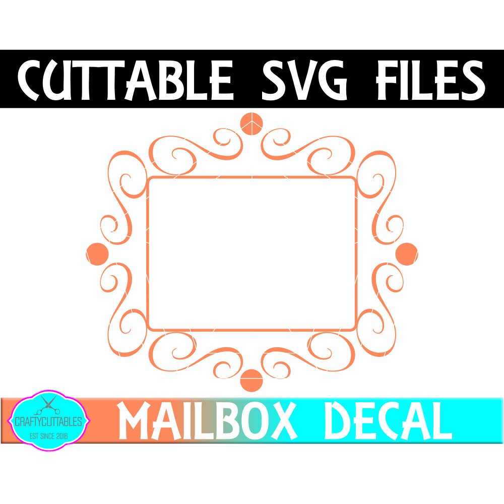 Download Square Mailbox Frame SVG,Ornament Clip Art,Monogram Frame ...