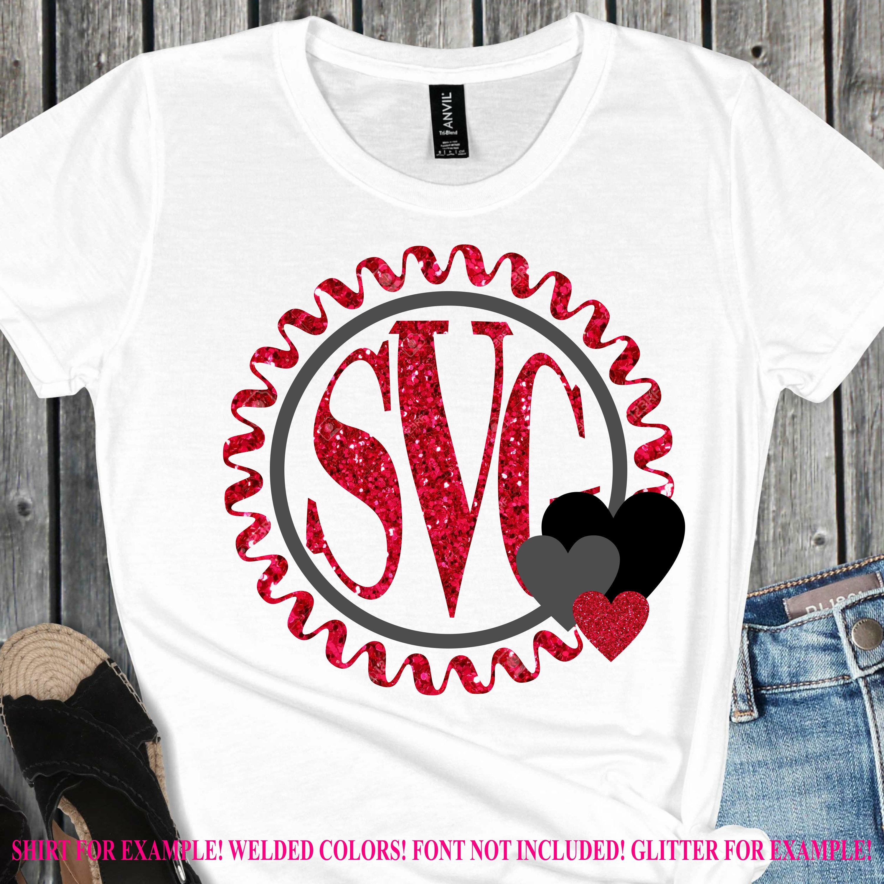 Download Valentine Monogram Svg Monogram Svg Circle Monogram Svg Valentines Svg Love Svg Valentine Svg Designs Valentine Cut File Cricut Svg