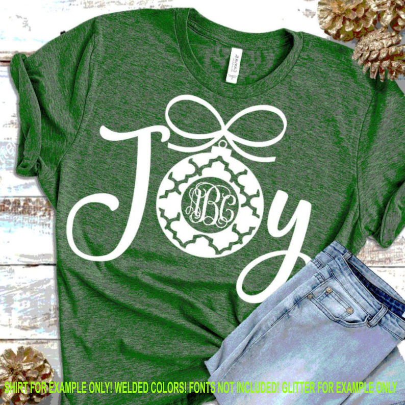 Download Joy Monogram svg Monogram Joy svg Christmas Monogram | Etsy