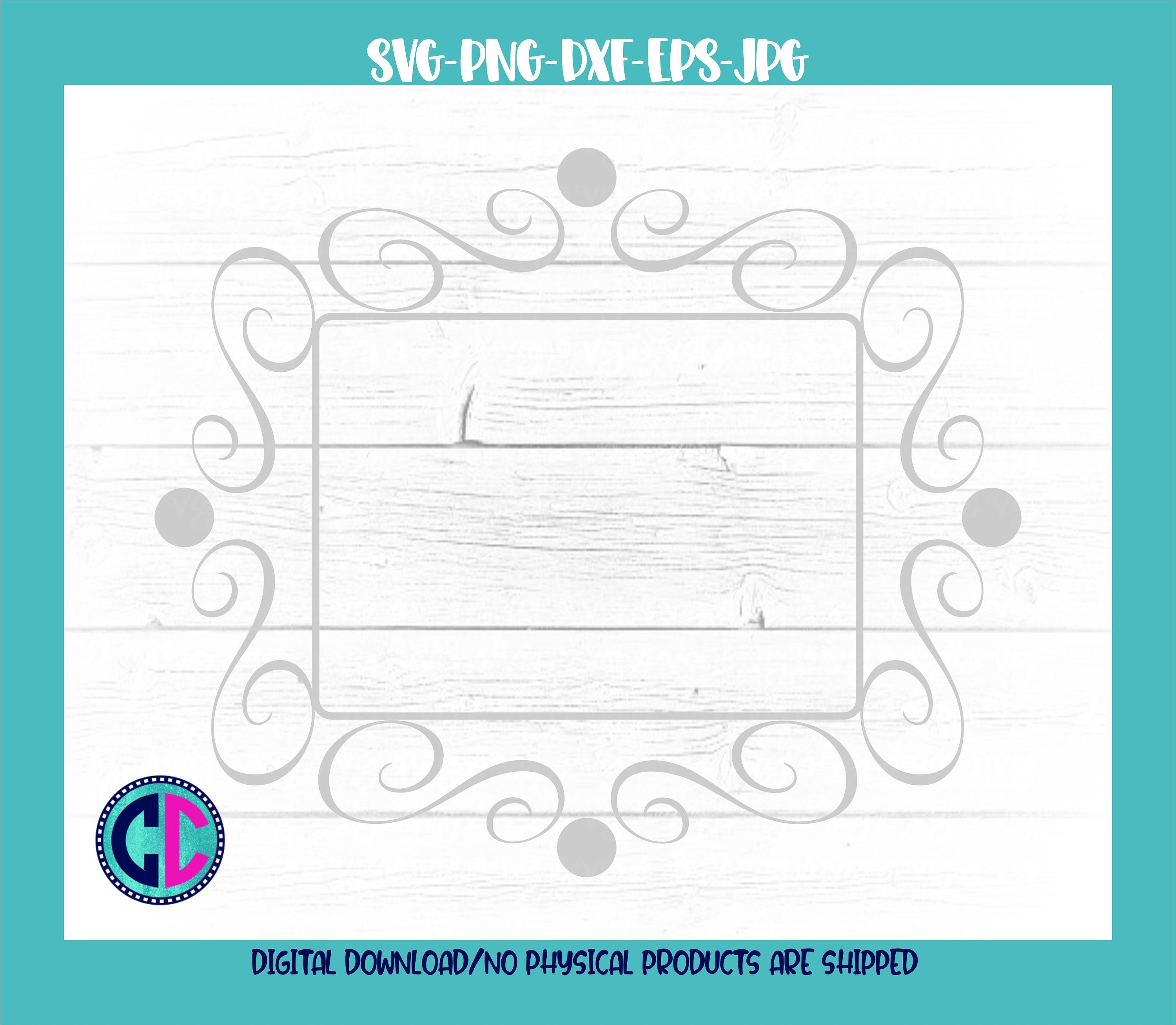 Download Square Mailbox Frame Svg Ornament Clip Art Monogram Frame Mailbox Decal Mail Box Decal Cricut Designs Silhouette Designs