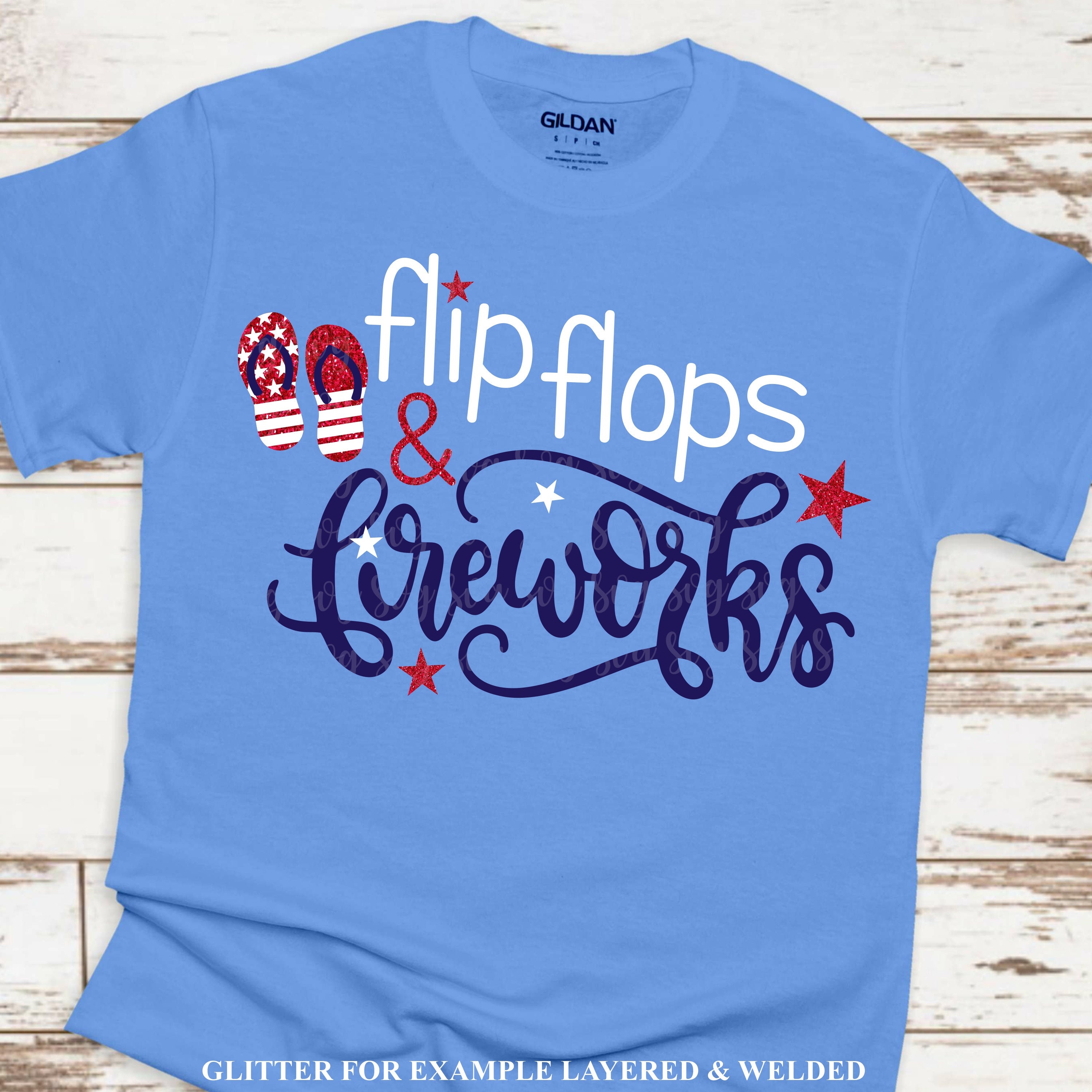 Download flip flops fireworks 4th of july svg, usa svg, America svg ...