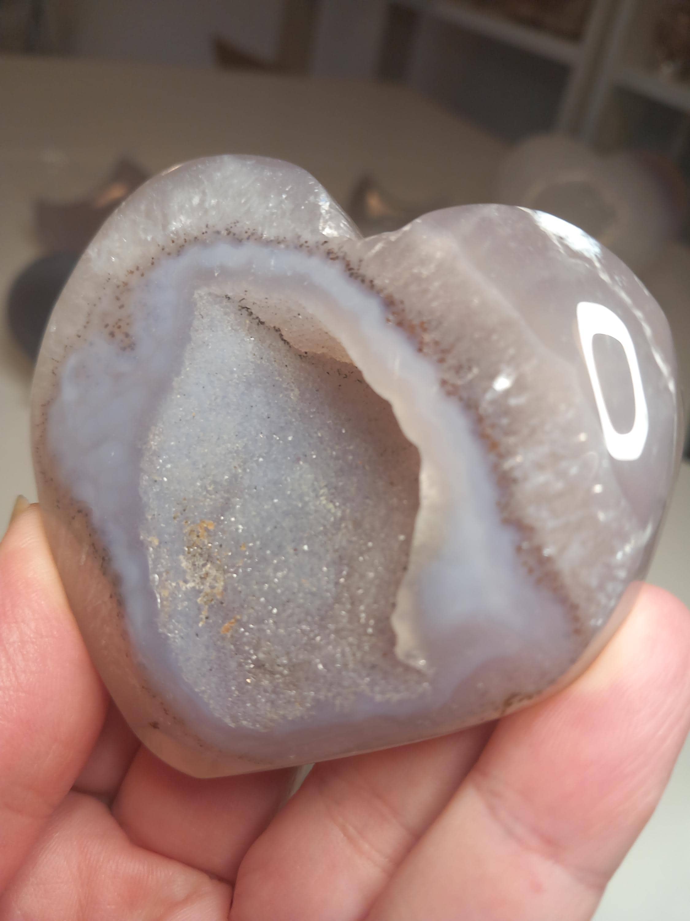 瑪瑙ハート 中サイズ 135g 9x6.5 cm - Etsy 日本