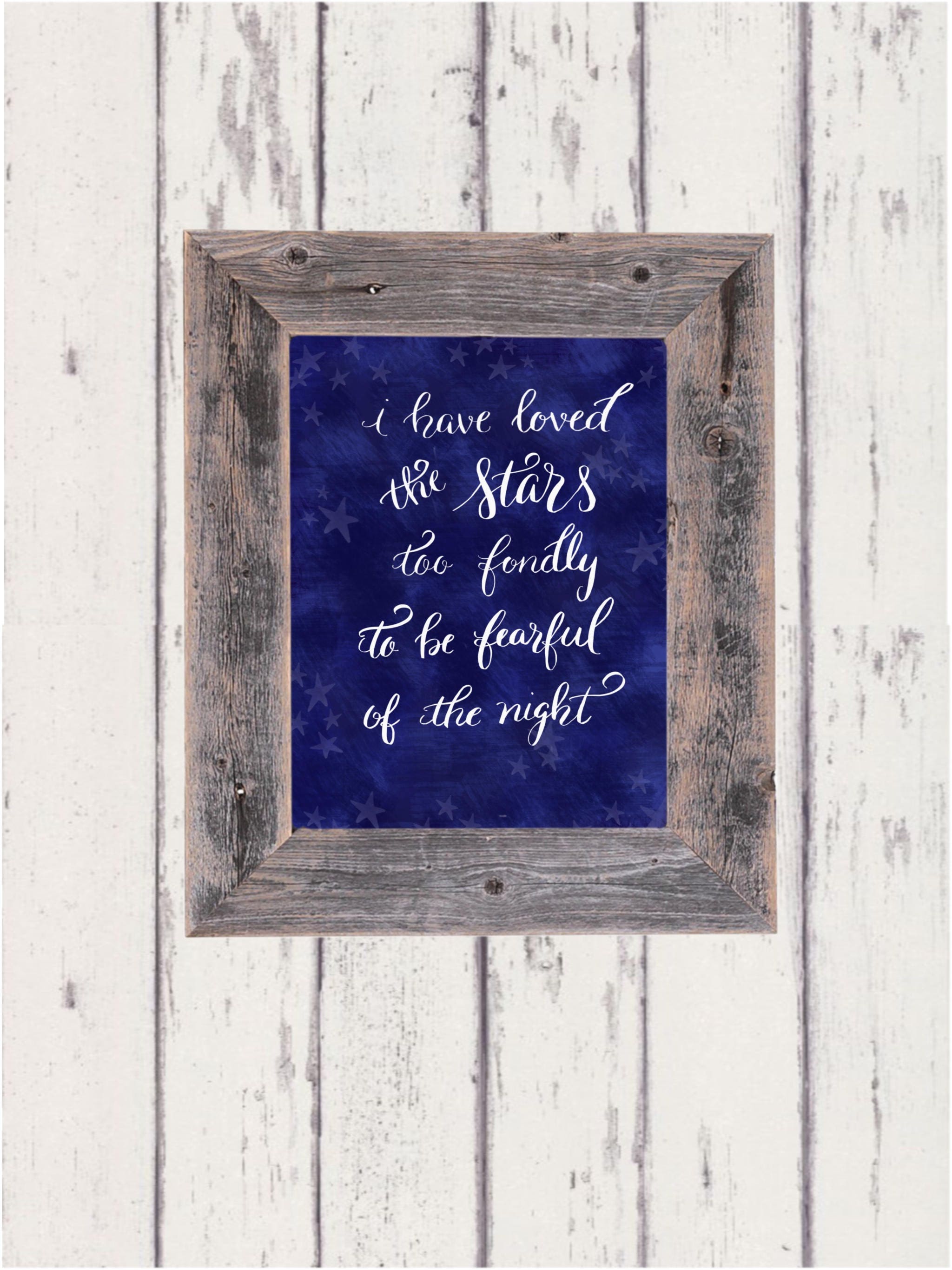 Stars Inspirational Quotes Love Night Sky Friendship Etsy