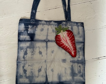 Tie dyed shopper tote - 100% cotton tote bag