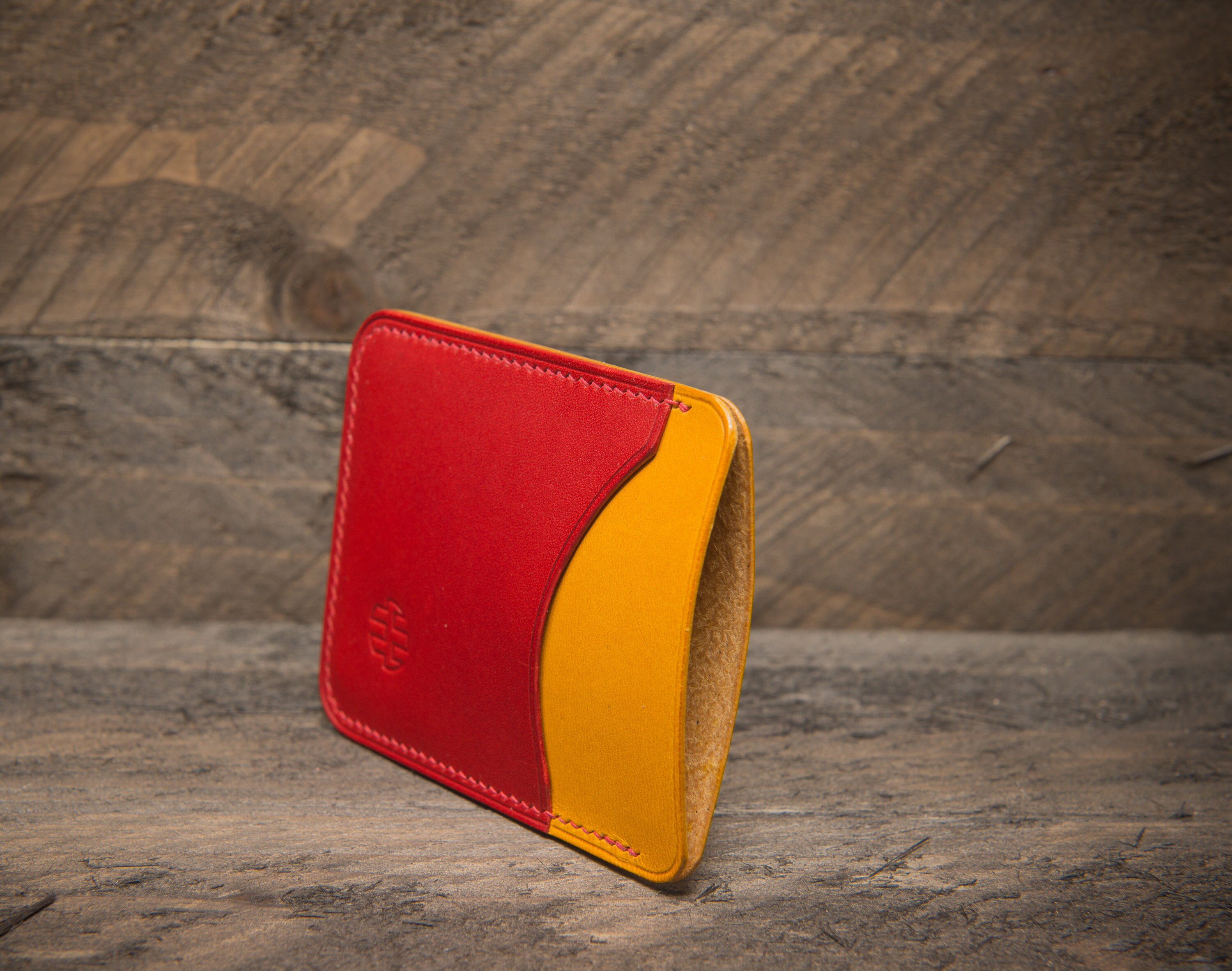 Handmade Leather Card Wallet Etsy UK