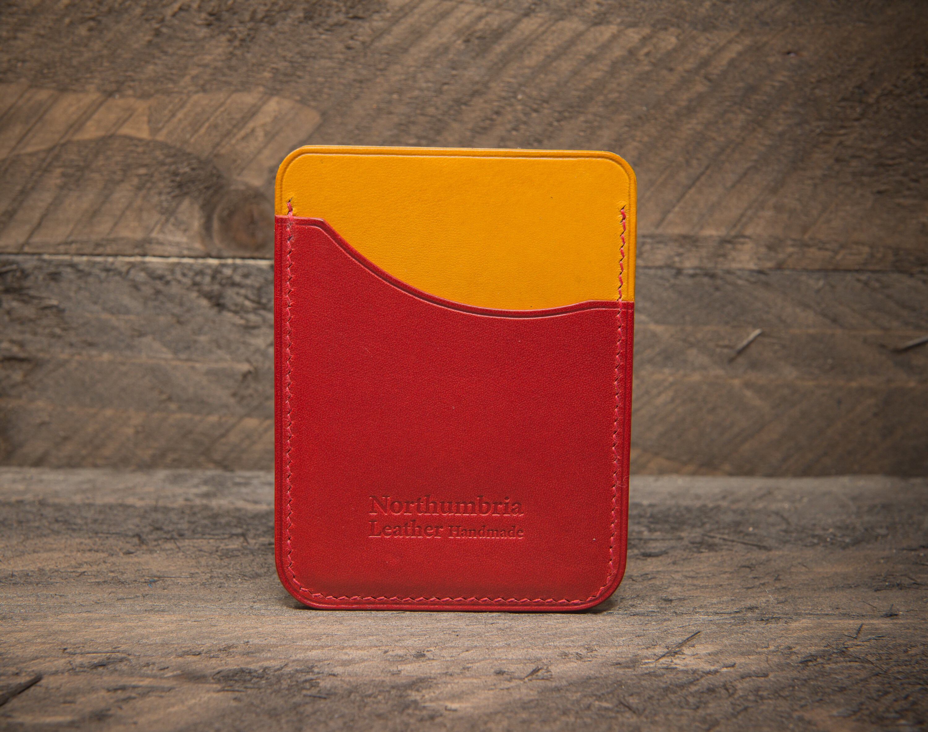 Handmade Leather Card Wallet Etsy UK