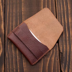 Handmade Leather Card Wallet
