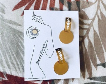 Phases of the Moon Earrings
