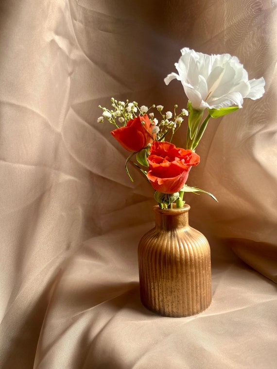 Mini Vases | Home Decor | Centerpiece | Table Vase | Fresh & Dried Flowers | Make Up Brushes Holder | Pen Storage | Modern | Set of 4