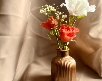 Mini Resin Vase Set | Modern Table Centerpiece, Home Decor