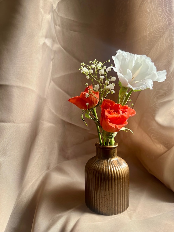 Mini Vases | Home Decor | Centerpiece | Table Vase | Fresh & Dried Flowers | Make Up Brushes Holder | Pen Storage | Modern | Set of 4