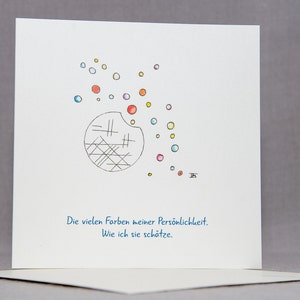 Mutmachkarte | Affirmationskarte | Grußkarte mit Spruch | Stärkenkarte
