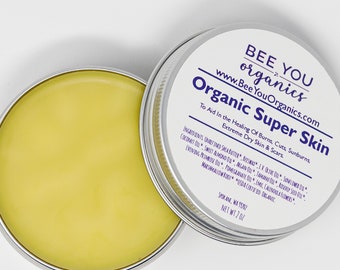 Organic Super Skin Sunburn & Burn Relief Natural Skin Care Gluten Free Plastic Free Zero Waste