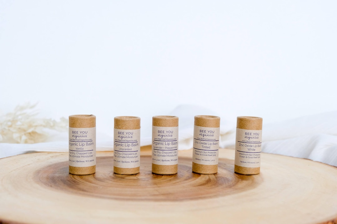 Zinc Oxide Lip Balm Tinted Lip Balm With SPF Sunscreen Lip Balm Gluten