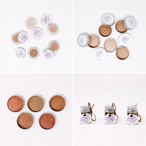 Organic Natural Makeup Sample Kit | Makeup Set | For Sensitive Eyes | Natural Mascara | Natural Eyeliner | Oxide & Mica Free | Alcohol Free