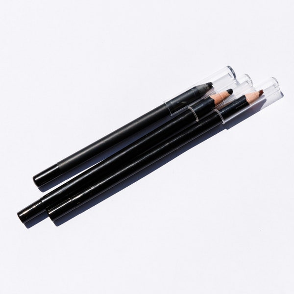 Organic Eyeliner Pencil Low Waste Makeup Wooden Eye Liner Pencil