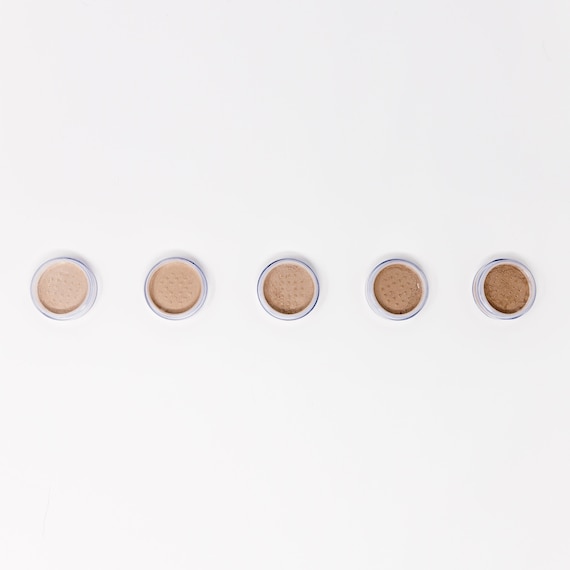 Organic Face Powder Zero Waste Makeup Foundation Safe for Sensitve