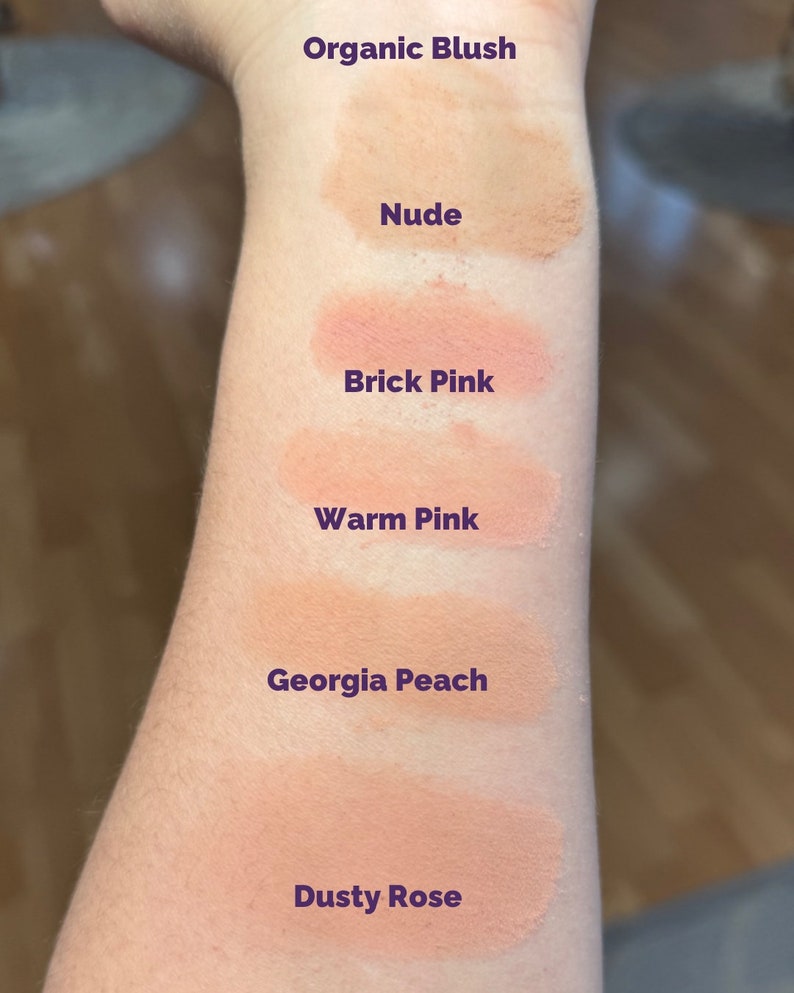 Organic Natural Blush - Zero Waste Makeup - Food Grade Plant Based ...