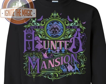 Disney Haunted Mansion Halloween Long Sleeve Hoodie