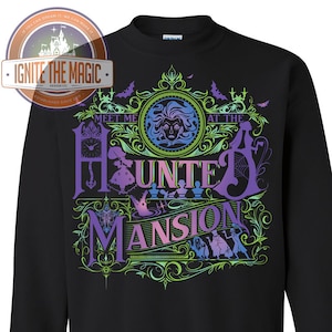 Disney Haunted Mansion Halloween Long Sleeve Hoodie