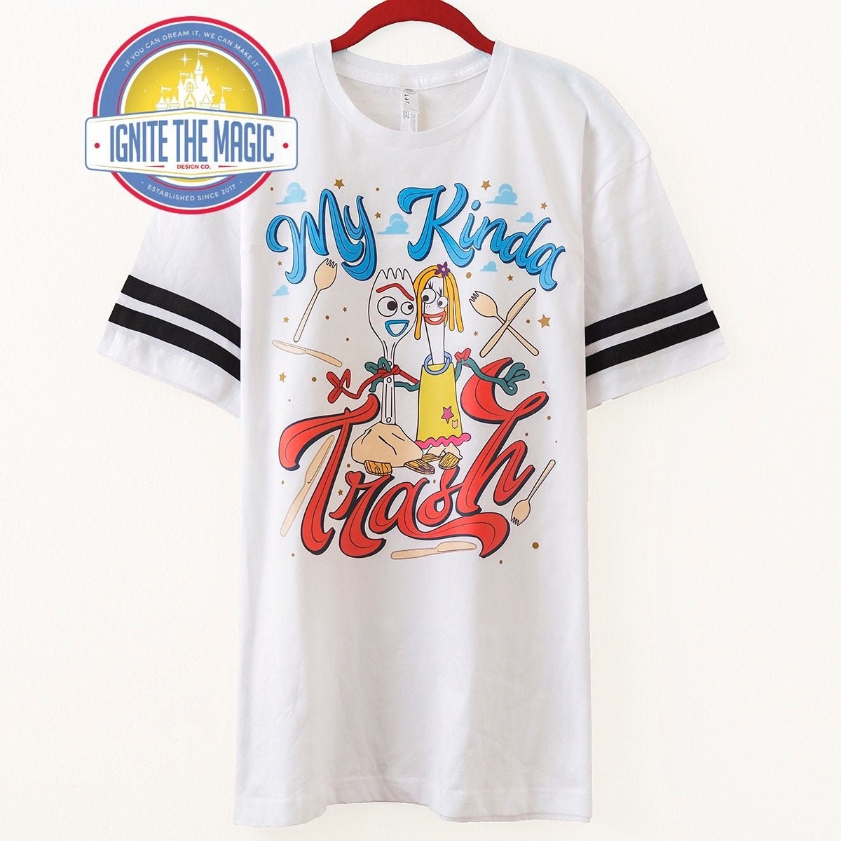 Toy Story Forky Knifey My Kinda Trash Disney Couple Shirt Etsy Denmark
