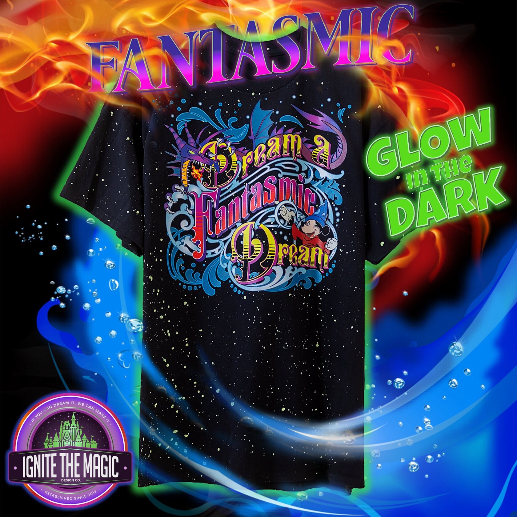 Träumen Sie ein Fasntasmic Dream Feuerwerk Hollywood Studios T-Shirt Tank zeigen