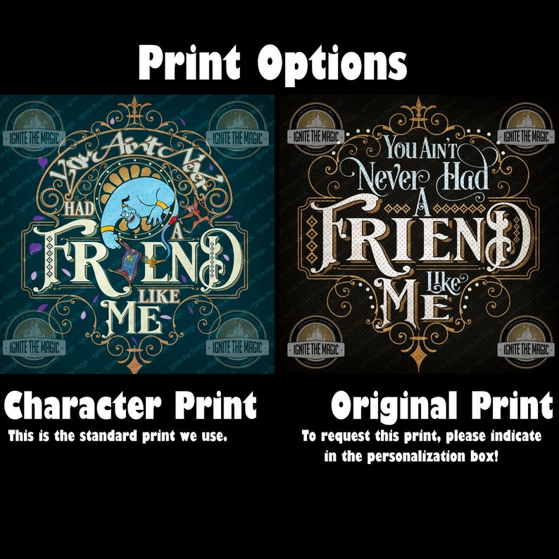 Aladdin Genie You Ain't Never Had a Friend Like Me Unisex - Etsy