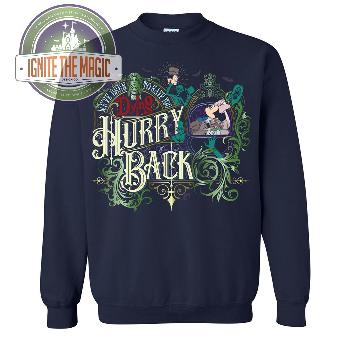 disney haunted mansion sweatshirt