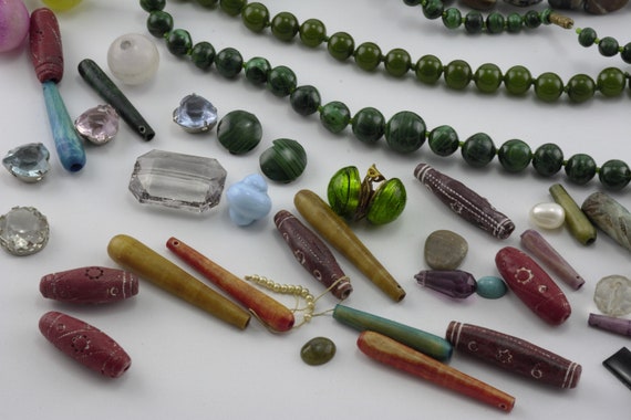 A lot loose beads & necklace natural gemstone mal… - image 9