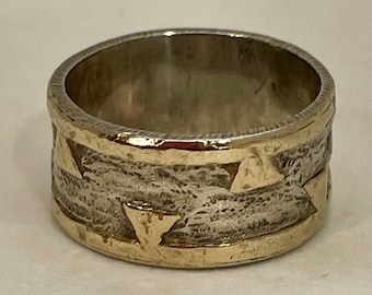 Ed Levin ring Bennington  14k Sterling silver