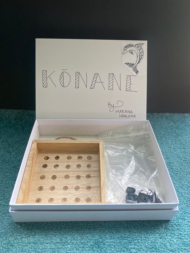 Mini KŌNANE Authentic Hawaiian Board Game EVEN PLAY Etsy